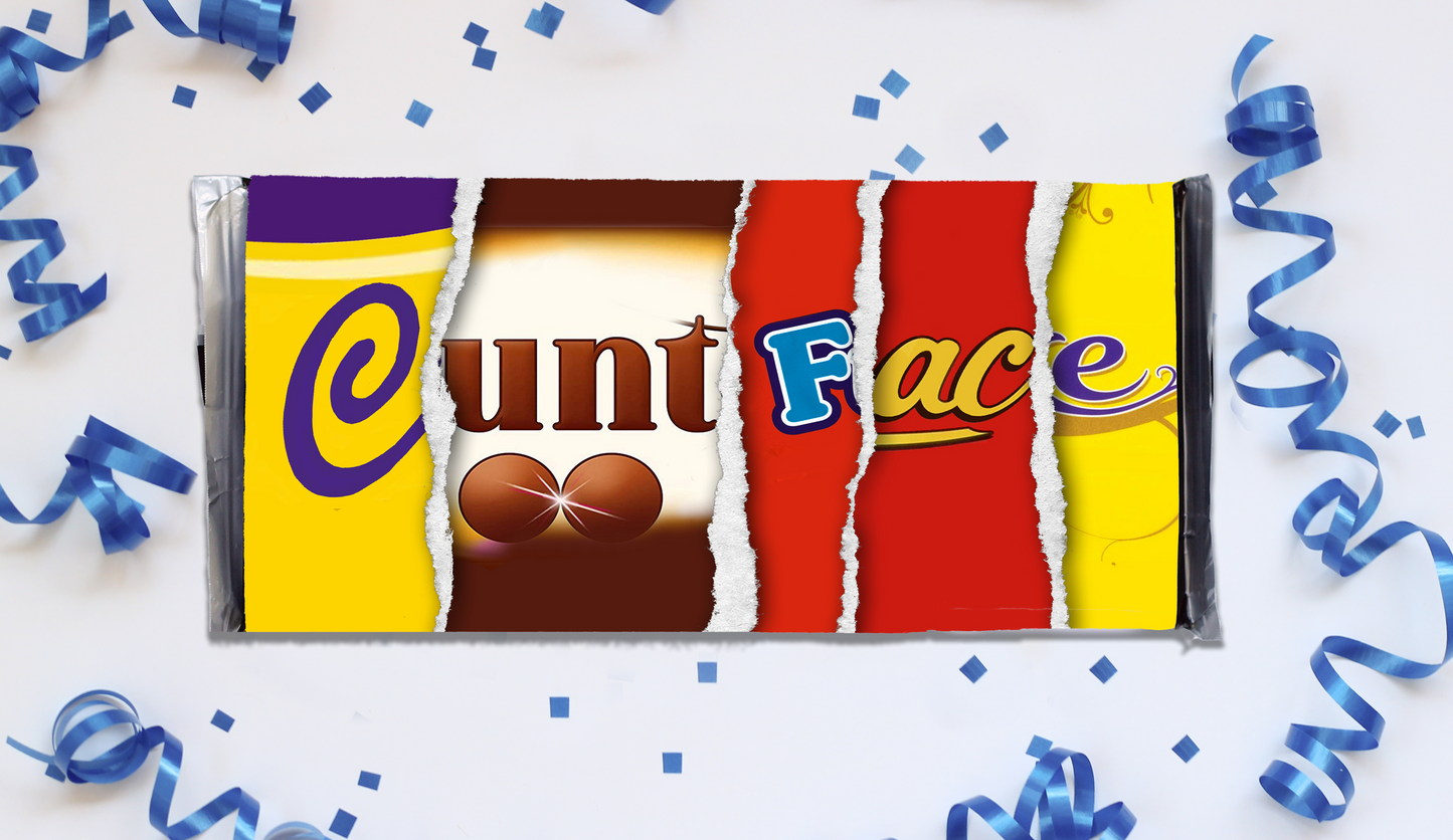 C*** Face Chocolate Bar