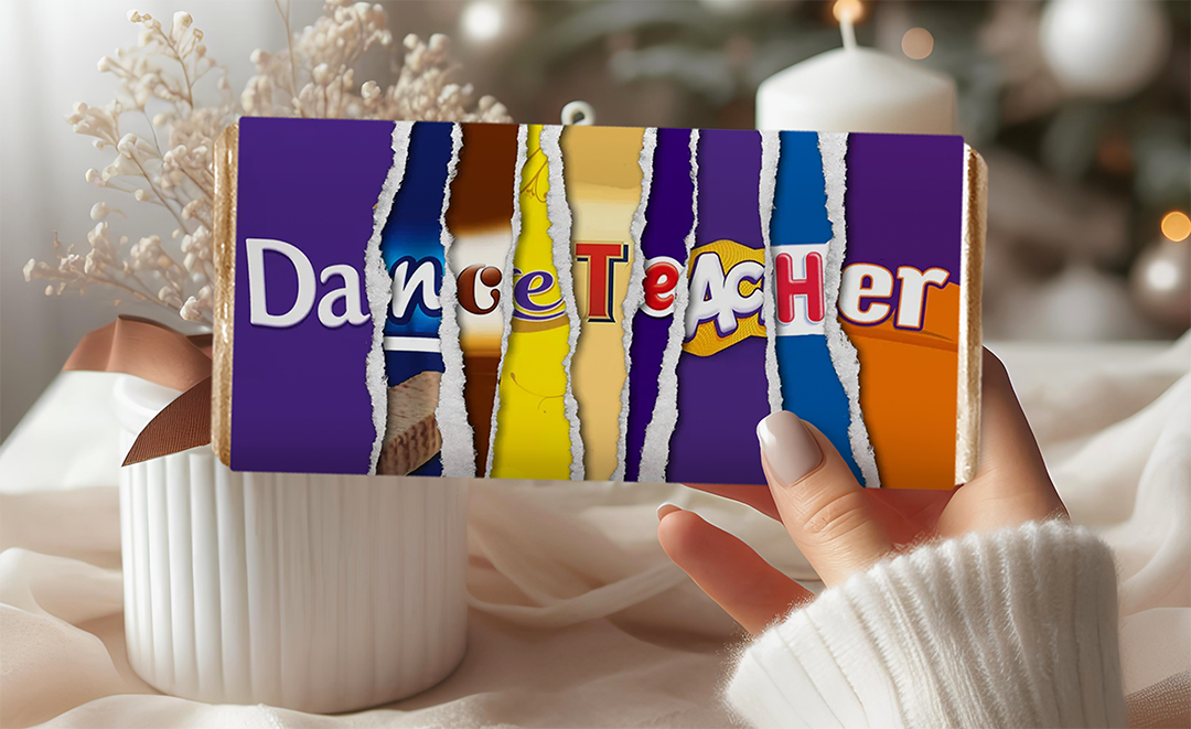 Dance Teacher Chocolate Bar