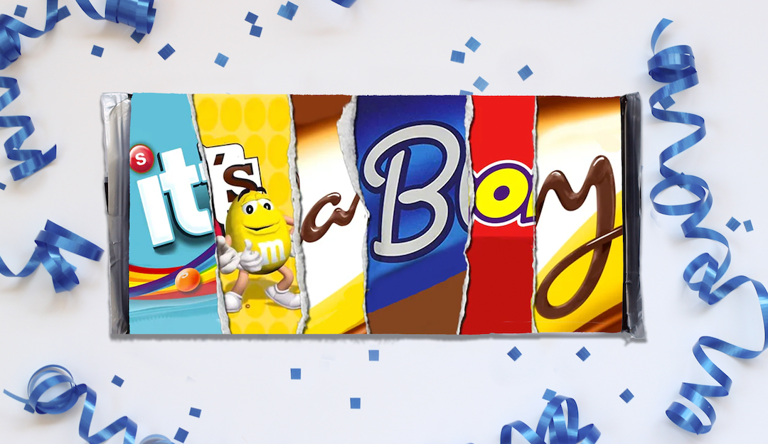 It's a Boy Chocolate Bar