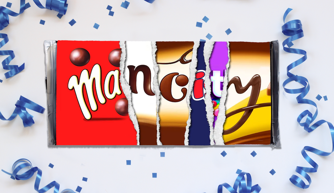 Manchester City Chocolate Bar